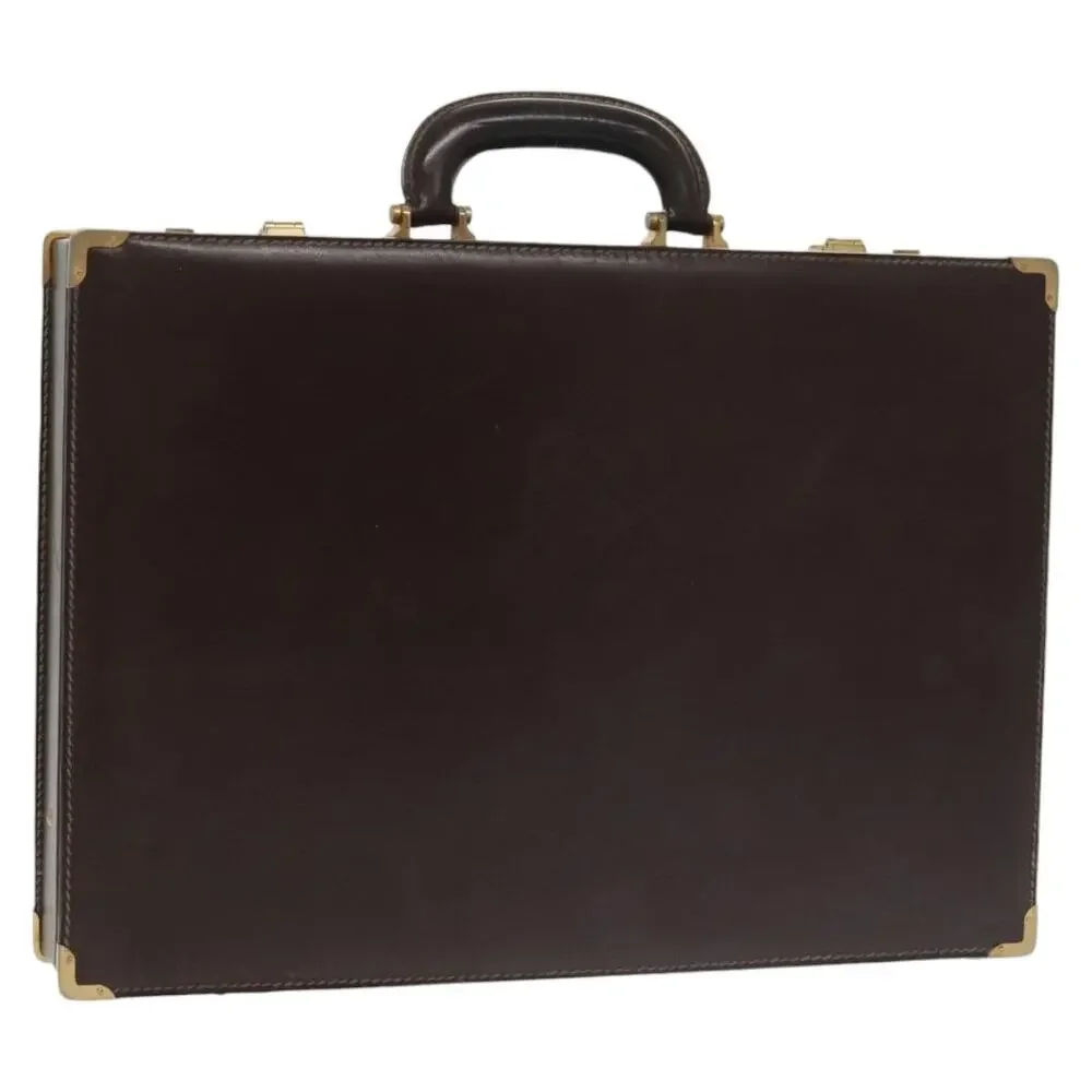 LOEWE Anagram Trunk Leather Brown